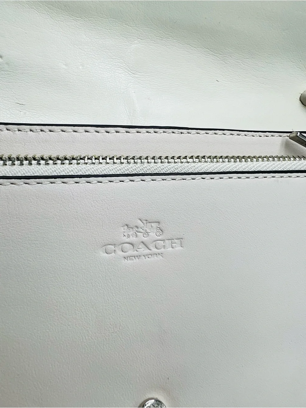 Coach Embellished Canyon Quilt Foldover Crossbody Bag - Picture 5 of 10
